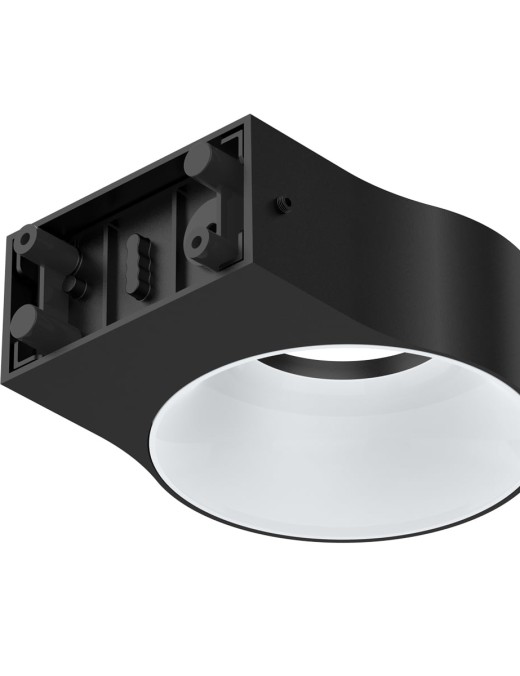 Applique led murale rond WL07 8w (3000k) IP65,noir