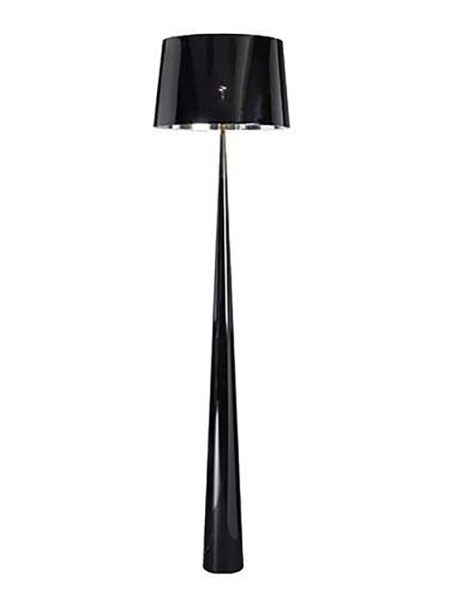 Lampadaire Totem Noir Métal + PVC