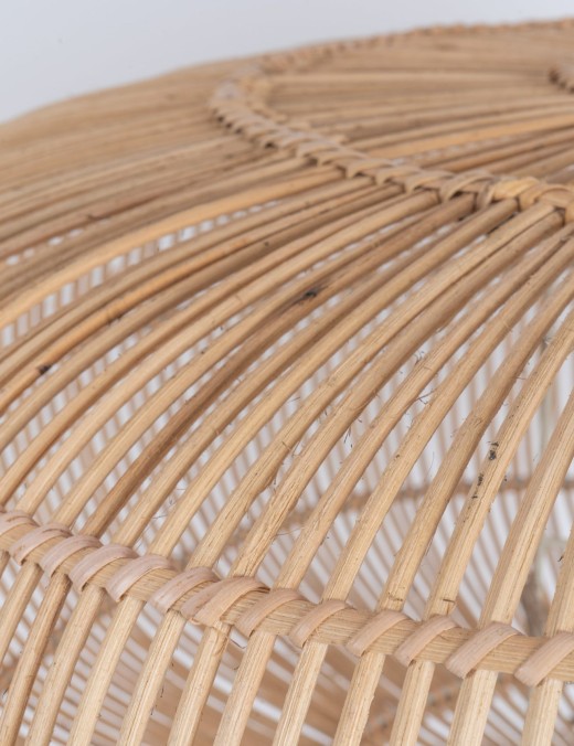 Abat-jour pour suspension Vanita M,rotin naturel
