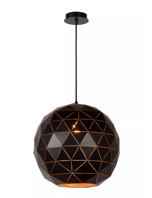 Suspension Lucide Otona 1xE27 40cm,noir
