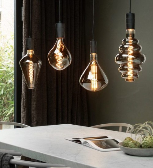 Teardrop Pendant Light Black