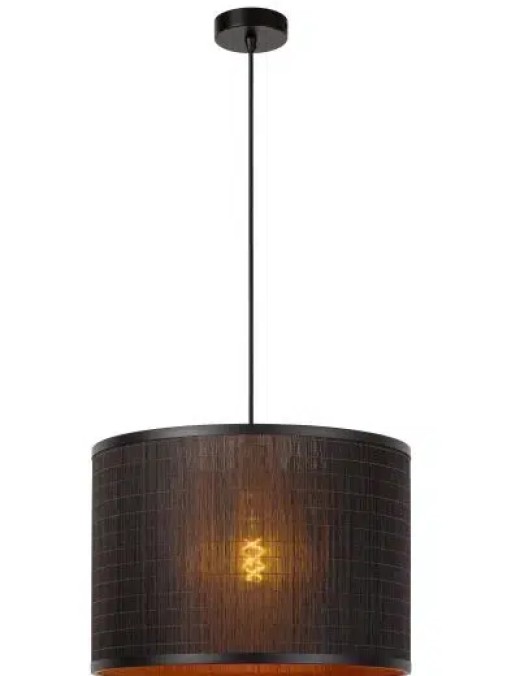 Suspension Lucide Tagalog 1xE27 40cm,noir