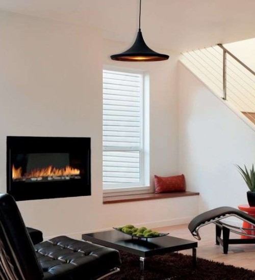 Teardrop Pendant Light Black