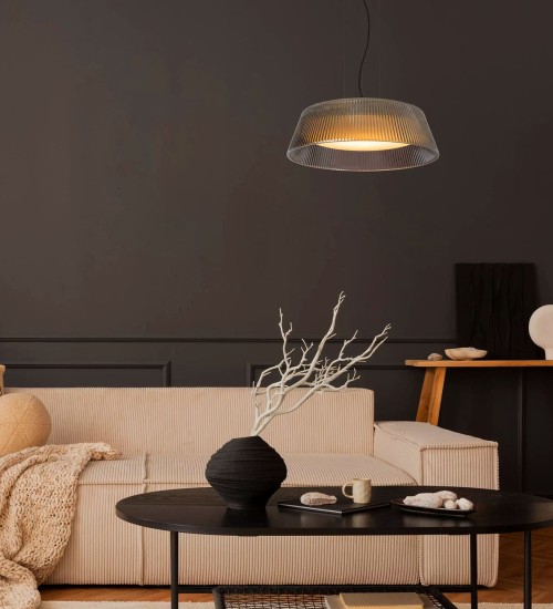 Teardrop Pendant Light Black