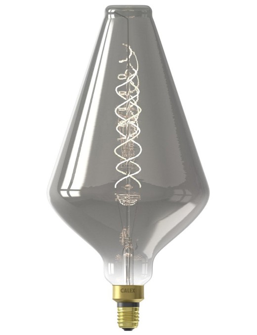 ampoule déco filament led xxl viena en verre fumé noir