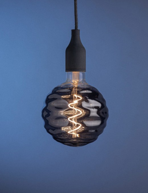 ampoule déco filament led xxl dimmable bilbao en verre doré