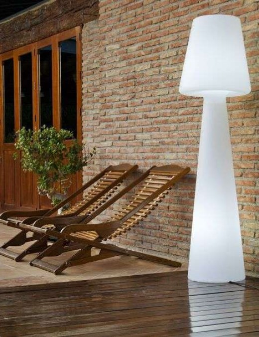 Lampadaire Keria Lola 35w (6000k) H165cm IP65,translucide