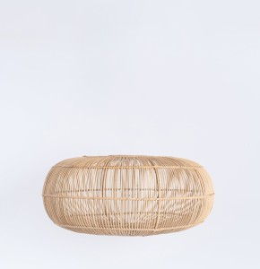 Abat-jour pour suspension Vanita M,rotin naturel