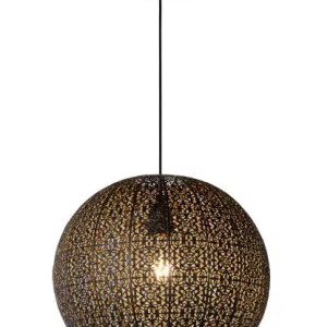 Suspension Lucide Tahar 1xE27 38cm,noir
