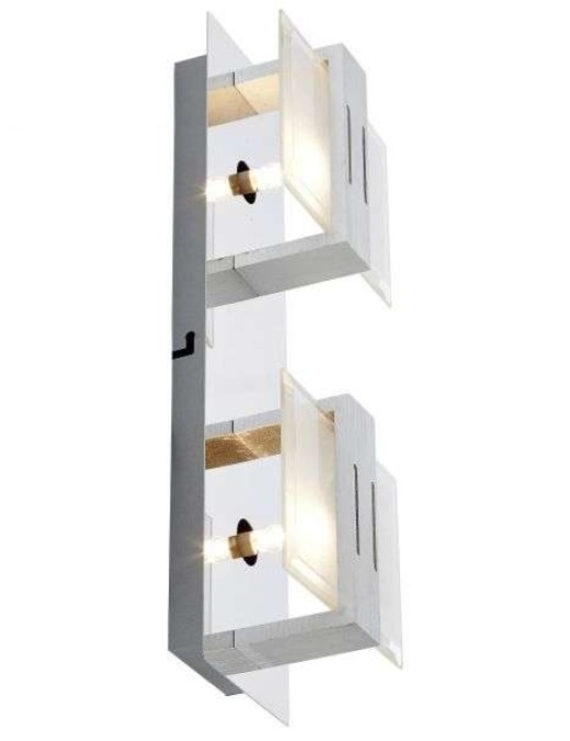 Applique murale Keria Twister 2xG9 IP20,aluminium