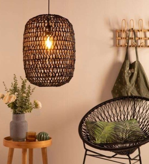 Teardrop Pendant Light Black