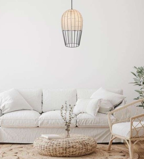 Teardrop Pendant Light Black