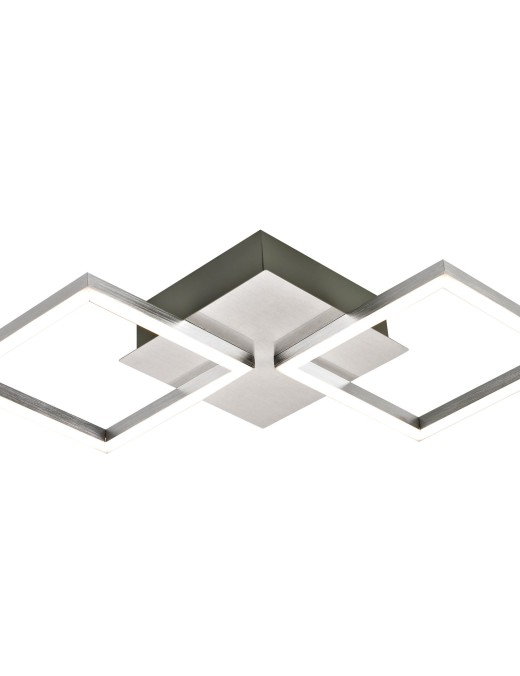 Plafonnier Keria Carrie 2x8w (3000k) 46cm,chrome