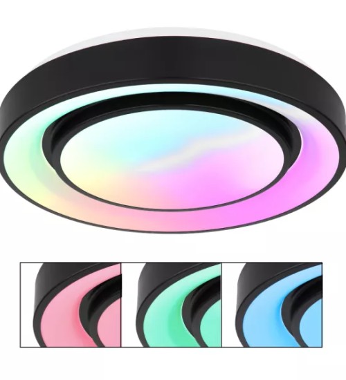 Teardrop Pendant Light Black