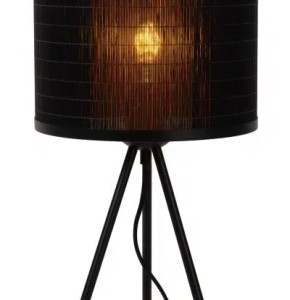 Lampe de table Lucide Tagalog 1xE27,noir
