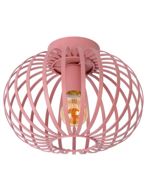 Plafonnier Lucide Merlina 1xE27 30cm,rose