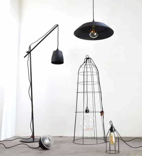 Teardrop Pendant Light Black