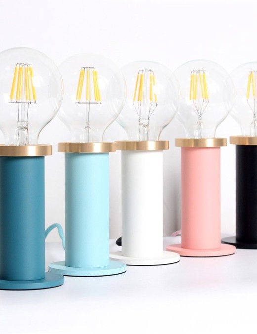 lampe à poser candle en métal