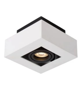 Spot Lucide plafond dimmable Xirax 1x5w (3000k),blanc