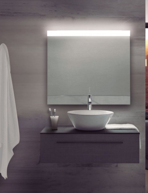 Miroir led Focco Deva 10w 600x700mm (5700k) IP44