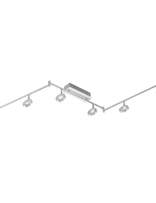 plafonnier paul neuhaus sileda 6x6w (3000k) ip44,aluminium