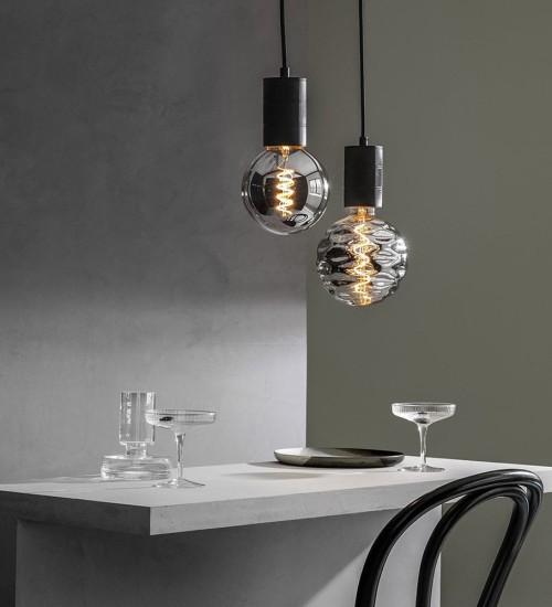 Teardrop Pendant Light Black