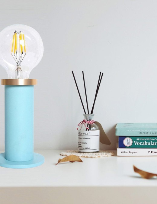 lampe à poser candle en métal