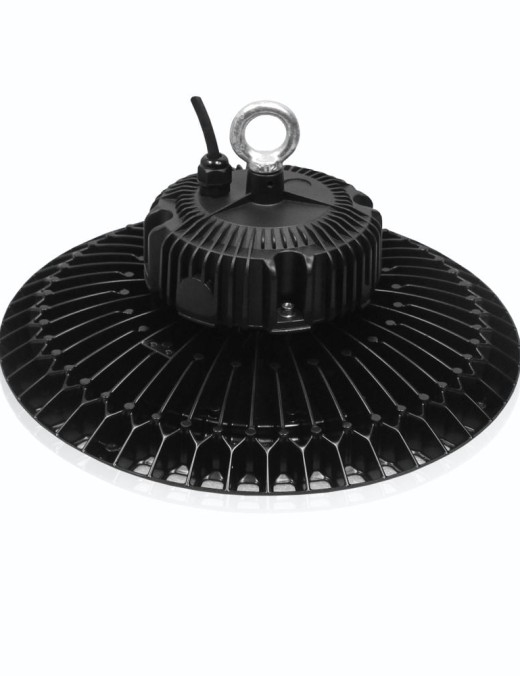 cloche led dimmable ufo novolight 200w (5000k) ip65,noir