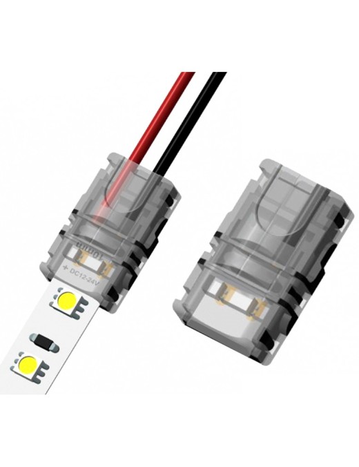 Clip connecteur pro IP65 câble et ruban led monocouleur