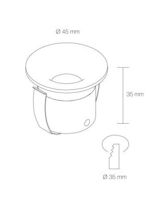 Mini spot rond SP0524