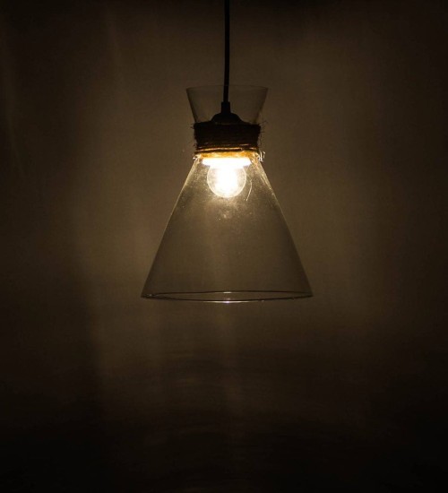 Teardrop Pendant Light Black