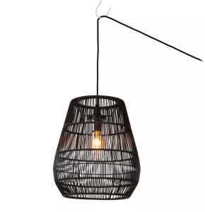 Suspension Lucide Nerida 1xE27 35cm IP44,noir