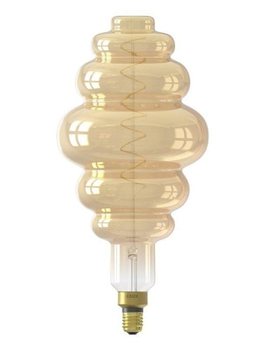 ampoule déco filament led xxl paris en verre ambré