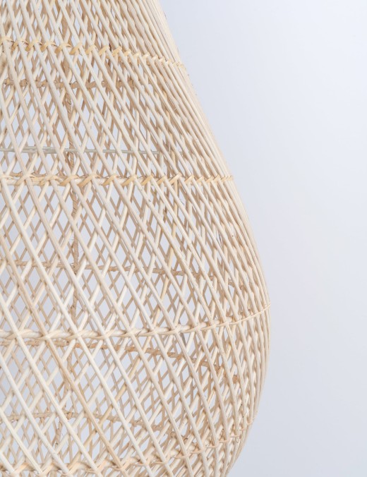 Abat-jour pour suspension Akoa,rotin naturel