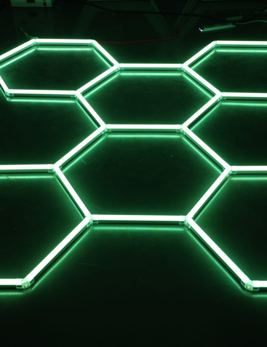 Plafonnier led nid d abeille RGB