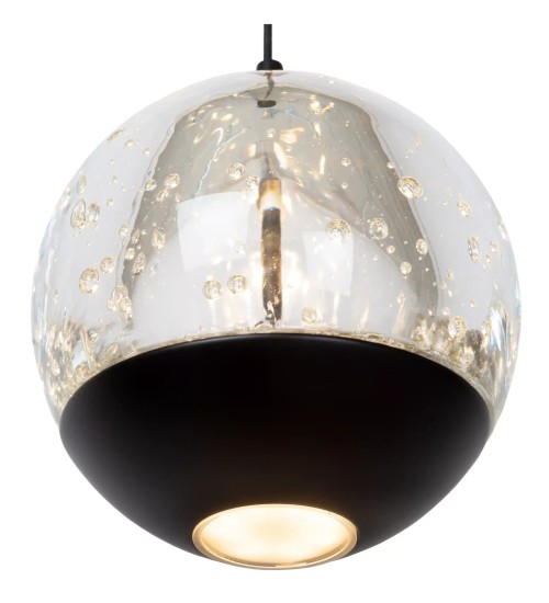 Teardrop Pendant Light Black