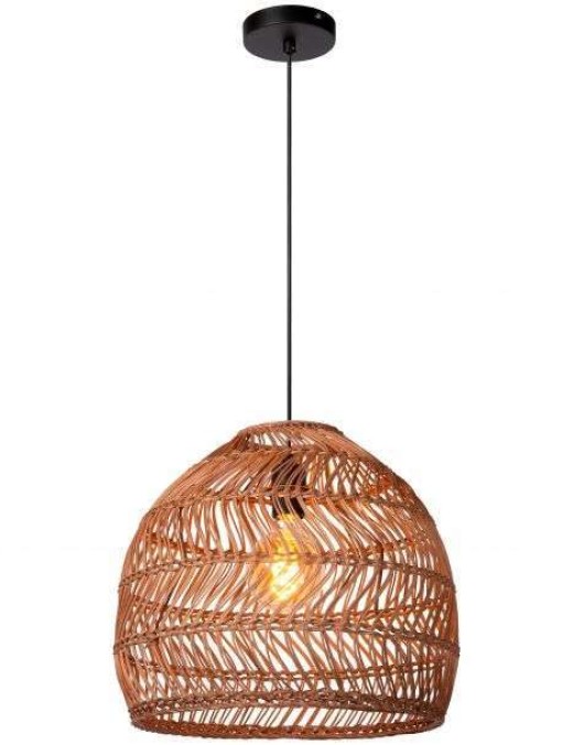 Suspension Lucide Moloko 1xE27 40cm,naturel