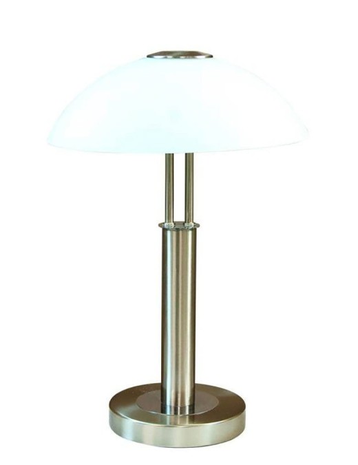 lampe tactile step dimmer prescot argentée en métal