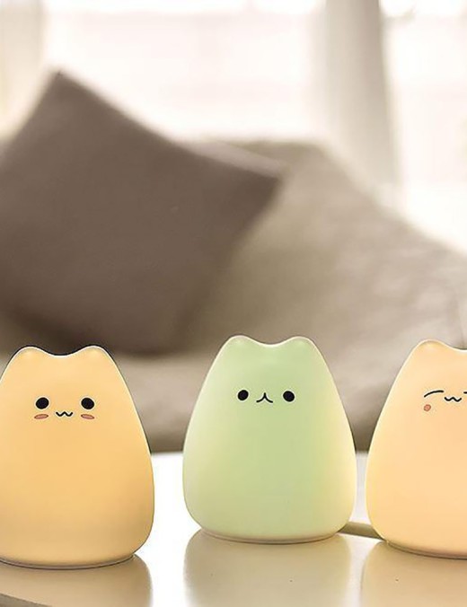 veilleuse rechargeable kelys chat médium