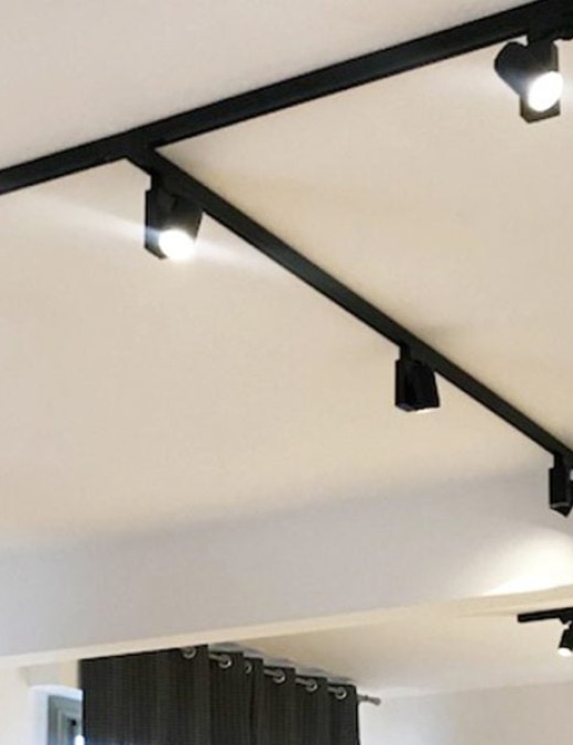 projecteur sur rail novolight triph 40w 50° cri90 ,blanc