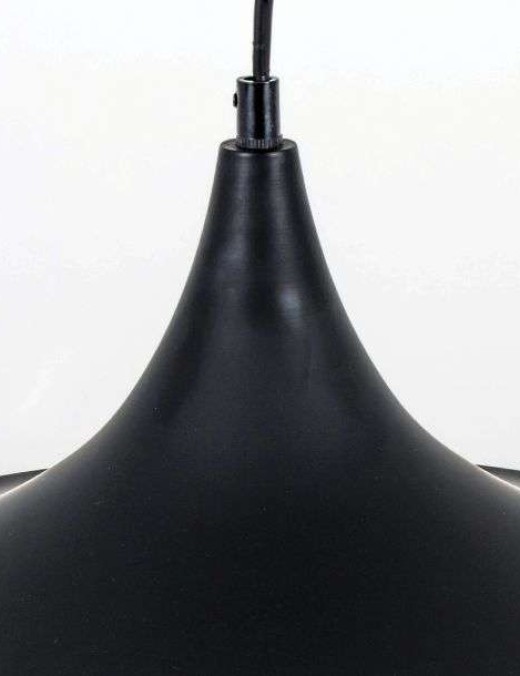 Suspension industrielle AREGUA noire en métal