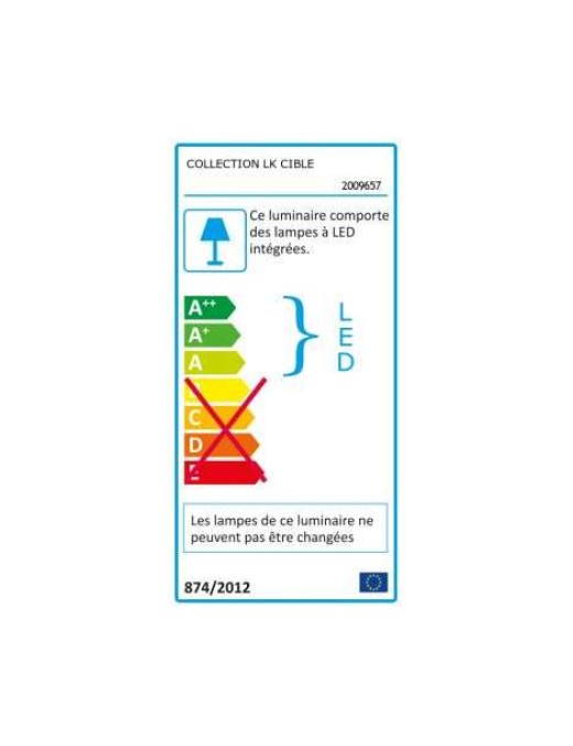 Suspension Keria Fluid 34w (3000k) 101cm,noir