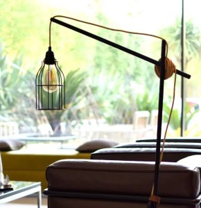 Pied de lampadaire Hoopzi Asym 1xE27 135cm,noir